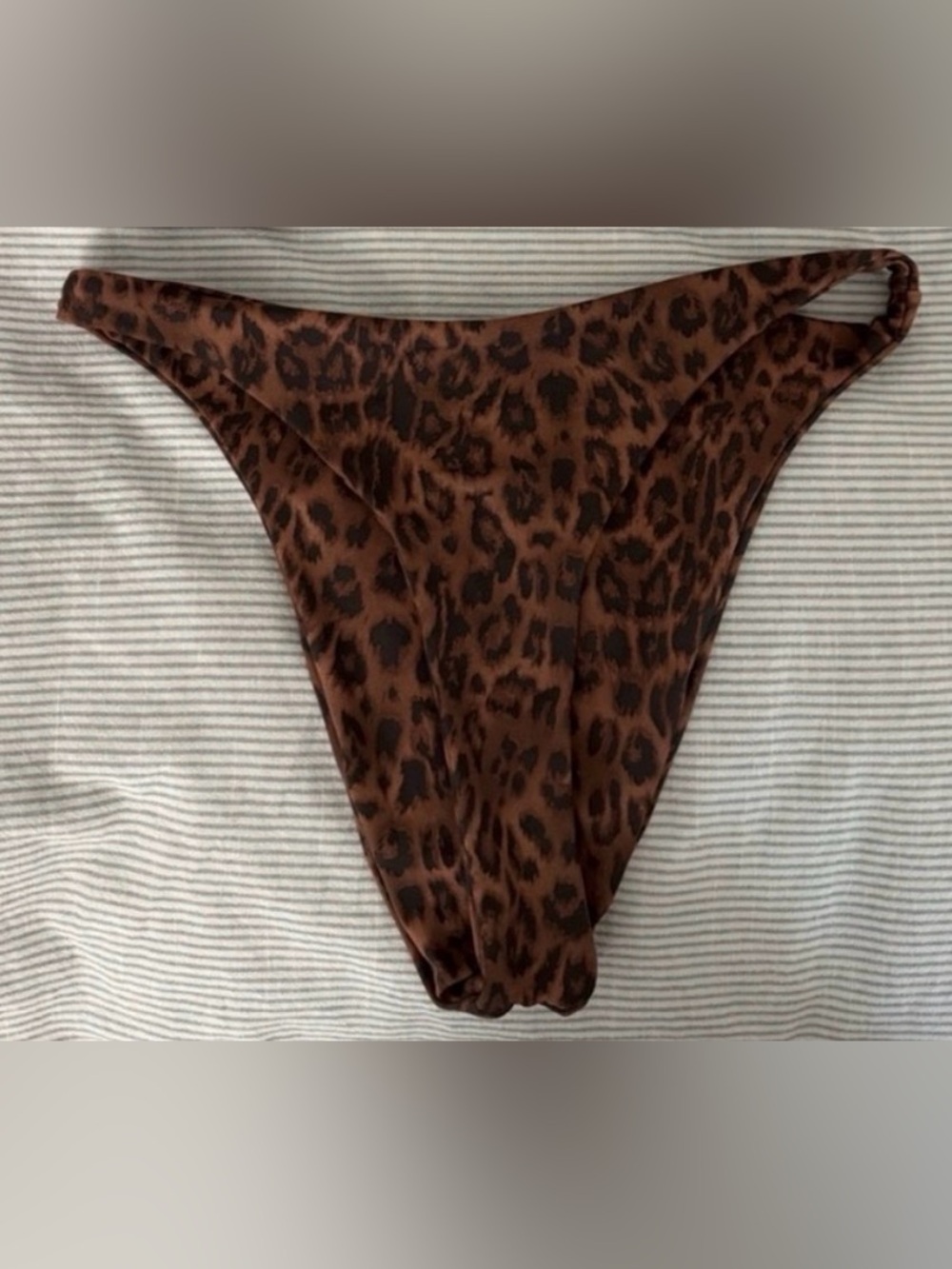 Arke Swimwear Leopard-Print Bikini Bottoms